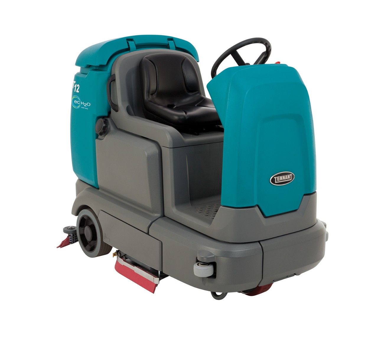 Tennant ride on floor scrubber
